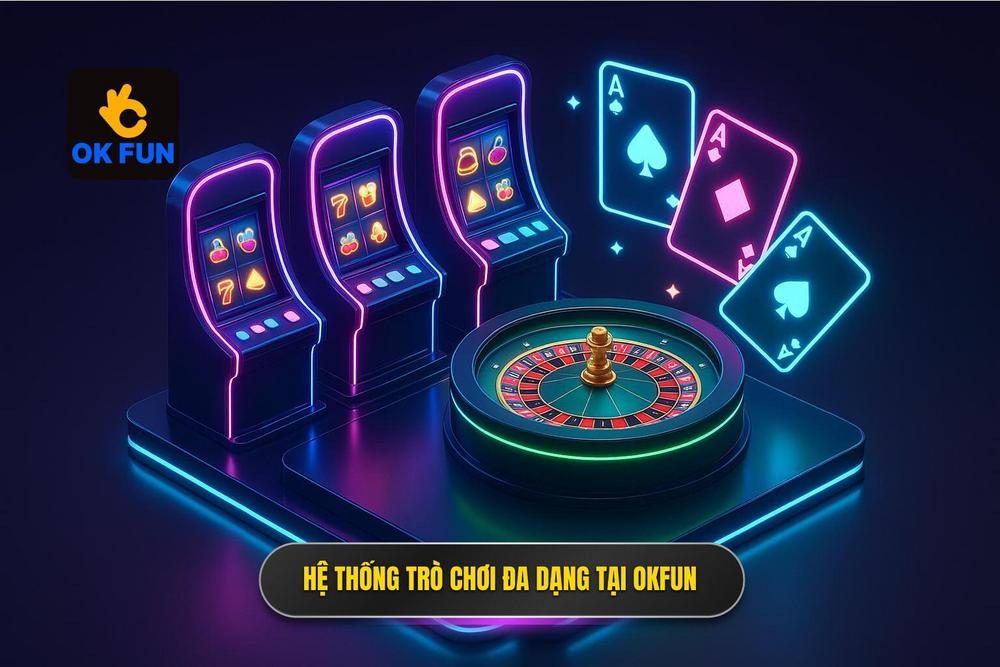 2.hệ Thống Trò Chơi đa Dạng Và đẳng Cấp Tại Okfun